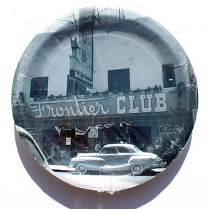 Frontier Hotel & Casino Las Vegas 1950s Street Sign - 8 Pack - Paper Part Plate